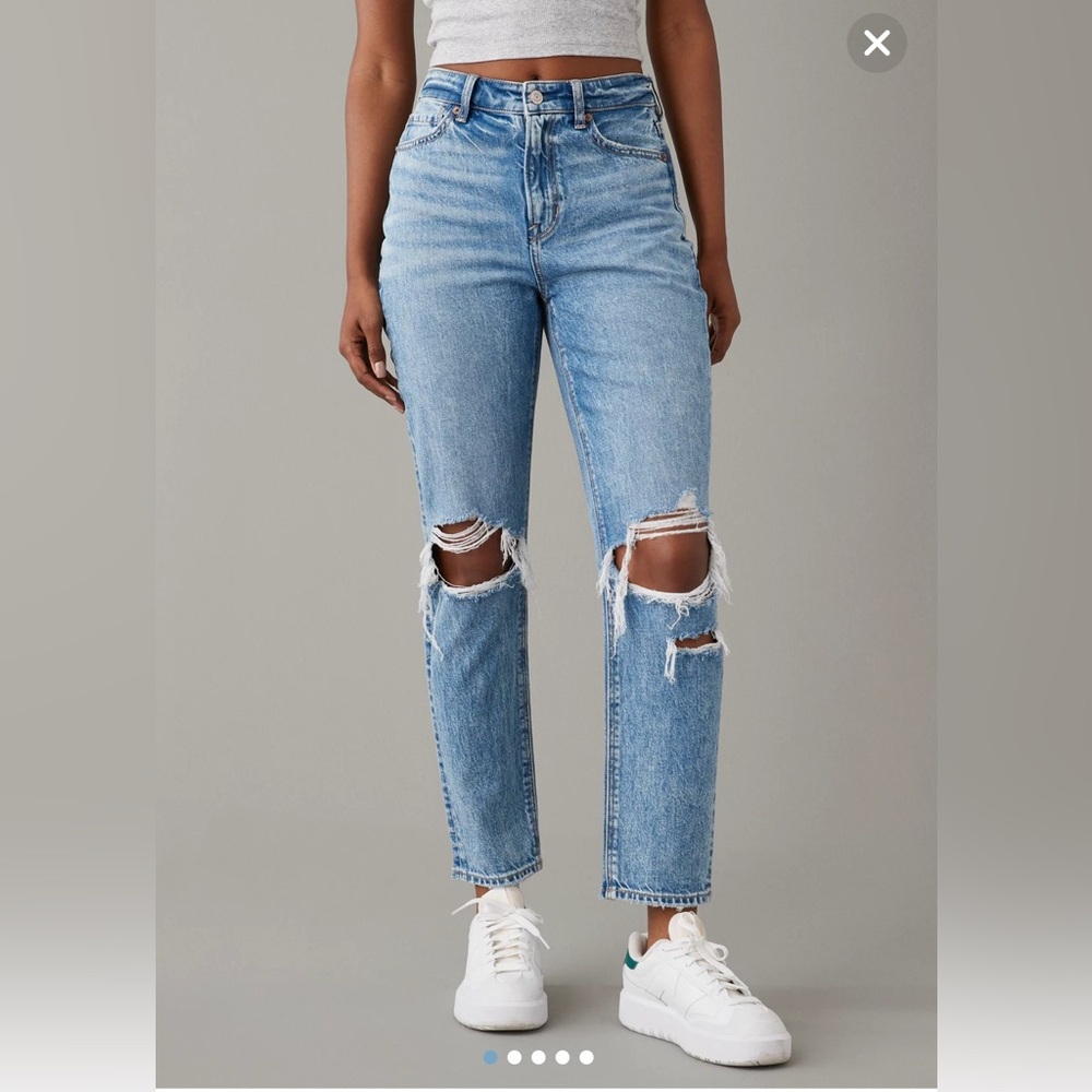 American Eagle 🦅 Strigid Ripped Mom Jean
